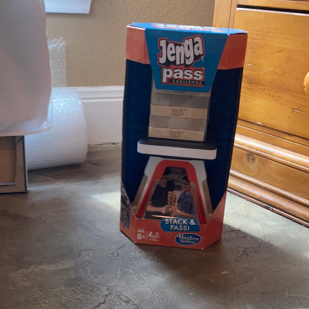 Jenga pass challenge